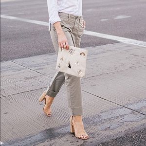 STEVE MADDEN Suede Block Heel Sandals